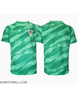 Billige Fotballdrakt Kroatia Keeper Replika Bortedrakt EM 2024 Kortermet